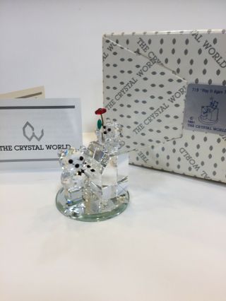 crystal figurine “ THE CRYSTAL WORLD “ Play It Again Ted. 4