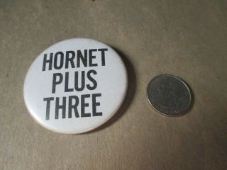 1969 Apollo 11 Hornet Plus Three Uss Hornet Recovery Button