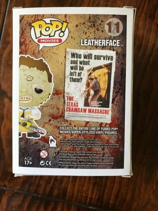 Funko POP Movies Texas Chainsaw Massacre Leatherface 11 5