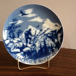 Blue Plate - " Father 