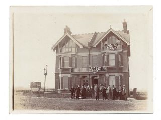 Walton On The Naze Essex Visitors At The Cripples Home - Antique Photo C1905