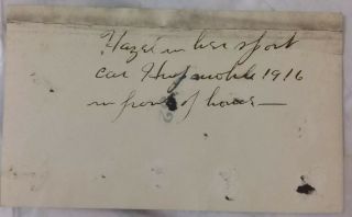 Rare Vintage Old 1916 Photo of a HUPMOBILE Hupp Motor Car Company Automobile 2
