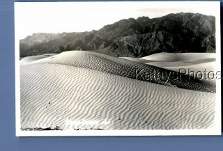 Real Photo Rppc A_1740 View Over Sand Dunes In Desert