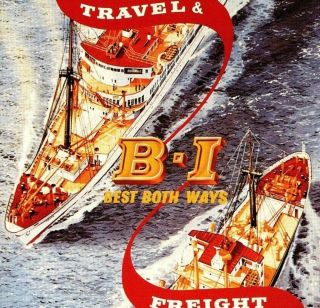 Bi British India Steam Navigation Co Ltd Ship Steamer 1997 Vintage Postcard