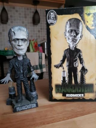 Frankenstein: Resin Headknocker Monster Bobble / 2006 Neca (mib)