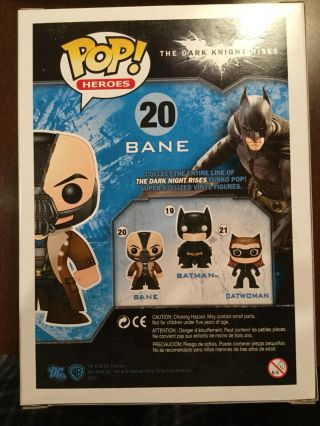 Funko Pop Bane The Dark Knight Rises 20 Vaulted w/soft Protector 2