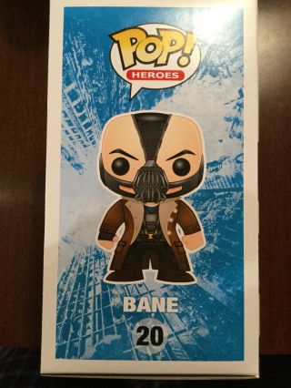 Funko Pop Bane The Dark Knight Rises 20 Vaulted w/soft Protector 3