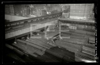 1930 Pennsylvania Railroad Manhattan Nyc York City Old Photo Negative 8p