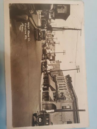 Rppc West Main Street Chilton Wisconsin 1935 Standard Oil Gas Station