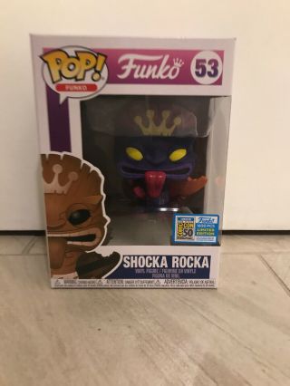 Sdcc 2019 Funko Fundays Exclusive Shocka Rocka Pop