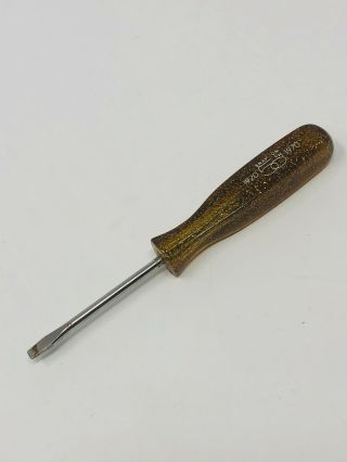 Snap On Tools 50th Anniversary Gold Handle Screwdriver 1920 - 1970 Sales Promo