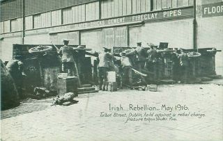 Pc Dublin Irish Rebellion Talbot Street Held Against Rebels Ireland 1916