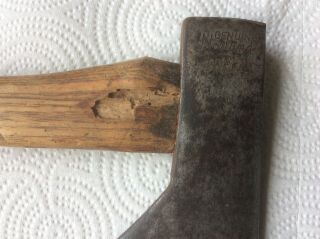 Vintage NORLAND Hatchet With Wear 11 Inches Long 5 1/2 Inch Head 2
