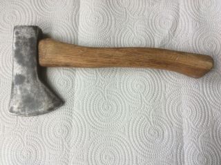Vintage NORLAND Hatchet With Wear 11 Inches Long 5 1/2 Inch Head 3