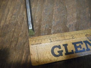 L4208 - vintage Stanley No.  750 Woodworking Bevel edge Socket Chisel 1/4  Wide 8