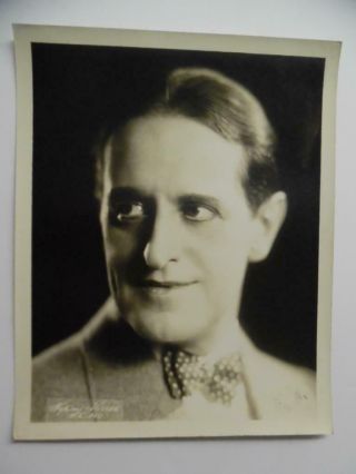 1928 Taylor Holmes Theatrical Publicity Photo By Orval Hixon Kansas City Vintage