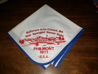 Boy Scout Baltimore Area Council 1977 Philmont Contingent Neckerchief