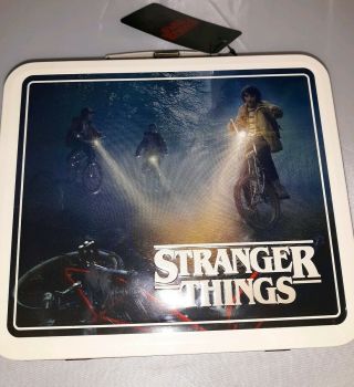 Netflix Stranger Things Lunchbox With Tags