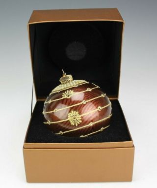 Jay Strongwater for Neiman Marcus Swarovski Crystal Christmas Ornament w Box SMS 2