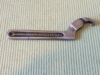 Vintage J.  H.  Williams Co.  3/4 To 2 " Adjustable Spanner Wrench Tool No.  471 Usa
