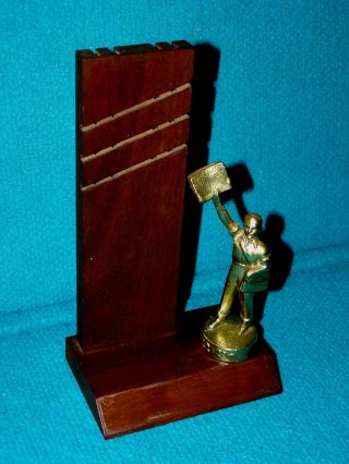 1960s Vintage : Paperboy Trophy " Extra Extra Read All About It " @ Newspaper