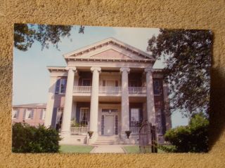 Vintage Postcard Magnolia Hall,  Natchez,  Mississippi