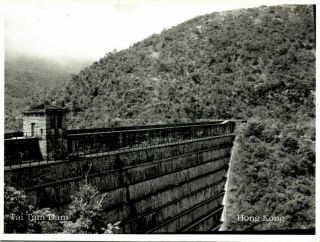 China,  Hong Kong,  Tai Tam Dam (1950s) Postcard