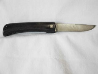 Vintage Friedr Herder Abr Sohn Folding Knife,  Solingen,  Germany,  Wood Handles