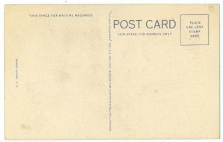 RAY WALTERS Postcard CURTEICH Linen NUDIST COLONY C - 134 1936 2
