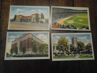 8 Vintage Postcards Chicago Illinois