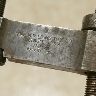 Vintage Machinist Parallel Clamp No.  21 l The H.  R.  Lewis Tool Co.  Detroit USA 3