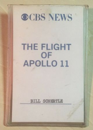 1969 Apollo 11 Press Pass Nasa