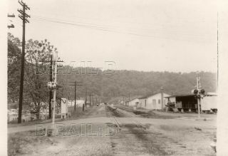 9b719 Rp 1976 Western Maryland Rr Cumberland Md Virginia Ave End Of Track