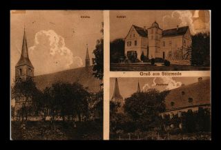 Dr Jim Stamps Greetings From Stormede Germany Three Views Postcard