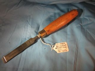 I Sorby Sheffield Steel 5/8 " Square Edge Wood Chisel Antique Vintage Old Tool