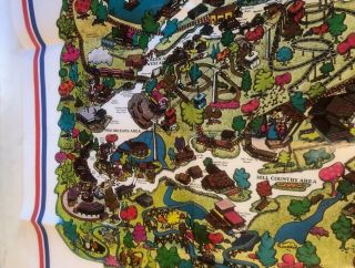 Vintage Opryland Amusement Park Guide Map Nashville Tennessee 5