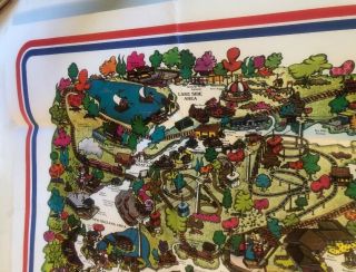 Vintage Opryland Amusement Park Guide Map Nashville Tennessee 6
