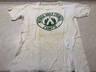 Vintage Boy Scout Nevada Area Council Camps Tshirt