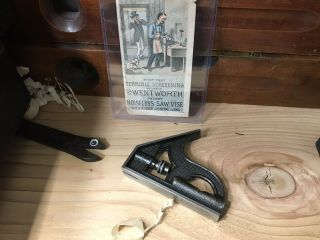 Starrett Antique Combination Square Head Hand Tool - Machinist Mill Woodwork Etc