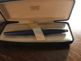 Cross Atx Azurite Blue Selectip Rollerball Pen Sqr Azurite