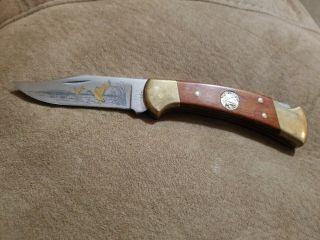 Ducks Unlimited 50th Anniversary Buck Knife Without Display Case