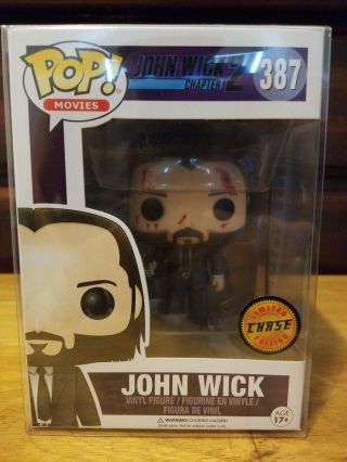Funko Pop John Wick Chapter 2 387 Bloody Chase Limited Edition Rare