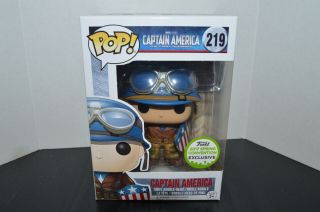 Rare Funko Pop Captain America The First Avenger Eccc 2017 Exclusive