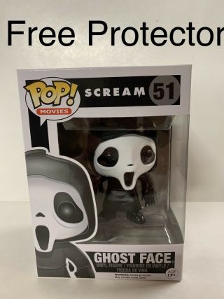Funko Pop Scream 51 Ghost Face Horror Vaulted Rare Vinyl Figure