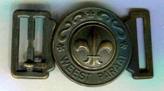 Boy Scout Belt Buckle From The Netherlands