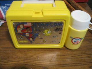 Vintage Thermos Lunch Box With Thermos Starcom The U.  S.  Space Force 1987