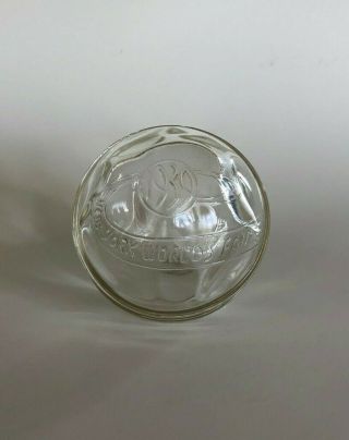 Vintage 1939 York World ' s Fair Souvenir Round Globe Glass Bank 2