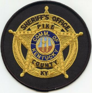 Pike County Kentucky Ky Sheriff Police Patch