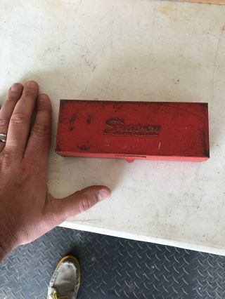 Snap - On Small Mini Metal Toolbox Tray Tool Storage Box Kra 223b