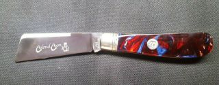 Colonial Coon Cotton Sampler Knife Painted Pony 1 of 6 Made Old Glory Corelon 2